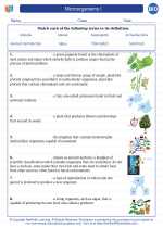 Biology - High School - Vocabulary: Microorganisms I