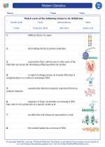 Science - Eighth Grade - Vocabulary: Modern Genetics