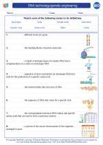 Biology - High School - Vocabulary: DNA technology/genetic engineering