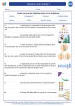 Biology - High School - Vocabulary: Genetics and heredity I