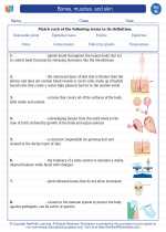 Science - Eighth Grade - Vocabulary: Bones, muscles, and skin