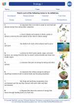 Biology - High School - Vocabulary: Ecology I