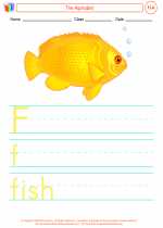 English Language Arts - First Grade - Worksheet: Alphabetizing