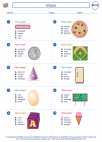 Mathematics - First Grade - Worksheet: Shapes