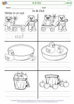 Mathematics - Kindergarten - Worksheet: In & Out