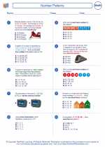 Mathematics - Sixth Grade - Worksheet: Number Patterns