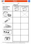 Science - Kindergarten - Worksheet: Magnets