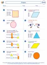 shapes mathematics worksheets and study guides third grade