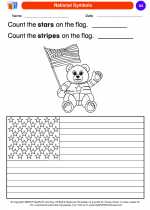 Social Studies - Kindergarten - Worksheet: National Symbols