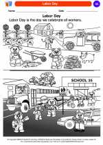 Social Studies - Kindergarten - Worksheet: Labor Day