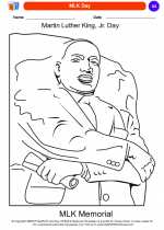 Social Studies - Kindergarten - Worksheet: MLK Day