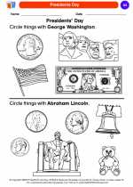 Social Studies - Kindergarten - Worksheet: Presidents Day