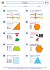 Mathematics - Third Grade - Worksheet: Shapes