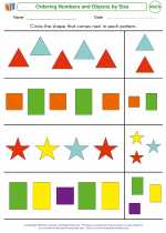 Sort, classify, and order objects Mathematics Worksheets and Study ...