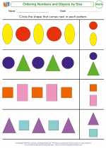 Sort, classify, and order objects Mathematics Worksheets and Study ...