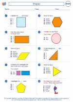 Mathematics - Third Grade - Worksheet: Shapes