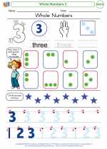 whole numbers mathematics worksheets and study guides kindergarten