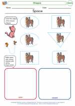 Mathematics - First Grade - Worksheet: Shapes