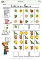 Mathematics - First Grade - Worksheet: Patterns