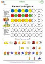 Mathematics - First Grade - Worksheet: Patterns