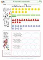 Mathematics - Third Grade - Worksheet: Multiplication and Division