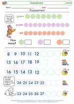 Mathematics - First Grade - Worksheet: Assessment
