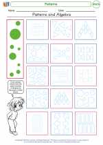 Mathematics - First Grade - Worksheet: Patterns