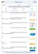 Mathematics - Fifth Grade - Vocabulary: Measurement