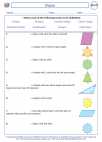 Mathematics - Fourth Grade - Vocabulary: Shapes