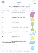 Mathematics - Fourth Grade - Vocabulary: Shapes