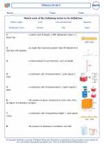 Mathematics - Fourth Grade - Vocabulary: Measurement