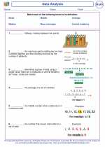 Mathematics - Fourth Grade - Vocabulary: Data Analysis