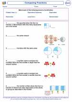 Mathematics - Third Grade - Vocabulary: Comparing Fractions