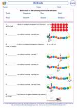 Mathematics - First Grade - Vocabulary: Ordinals