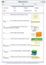 Mathematics - Second Grade - Vocabulary: Measurement