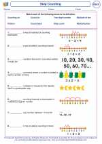 Mathematics - Second Grade - Vocabulary: Skip Counting