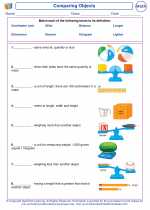 Mathematics - Second Grade - Vocabulary: Comparing Objects