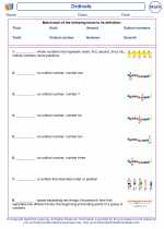 Mathematics - Second Grade - Vocabulary: Ordinals