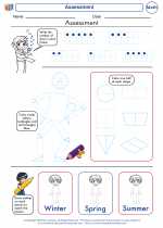 Mathematics - Kindergarten - Worksheet: Assessment