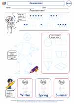 Mathematics - Kindergarten - Worksheet: Assessment