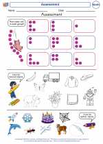 Mathematics - Kindergarten - Worksheet: Assessment