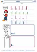 Mathematics - Kindergarten - Worksheet: Length
