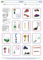 measuring length mathematics worksheets and study guides kindergarten