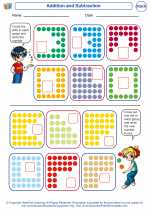 Mathematics - First Grade - Worksheet: Addition and Subtraction