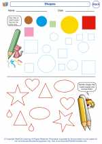 Mathematics - First Grade - Worksheet: Shapes