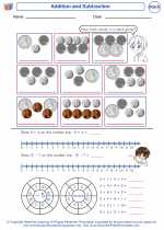 Mathematics - Second Grade - Worksheet: Addition and Subtraction