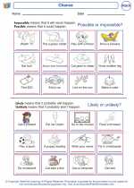 probability second grade math worksheets study guides and answer key