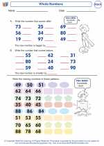 whole numbers mathematics worksheets and study guides kindergarten
