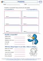 Mathematics - Second Grade - Worksheet: Probability