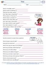 calendar mathematics worksheets and study guides second grade